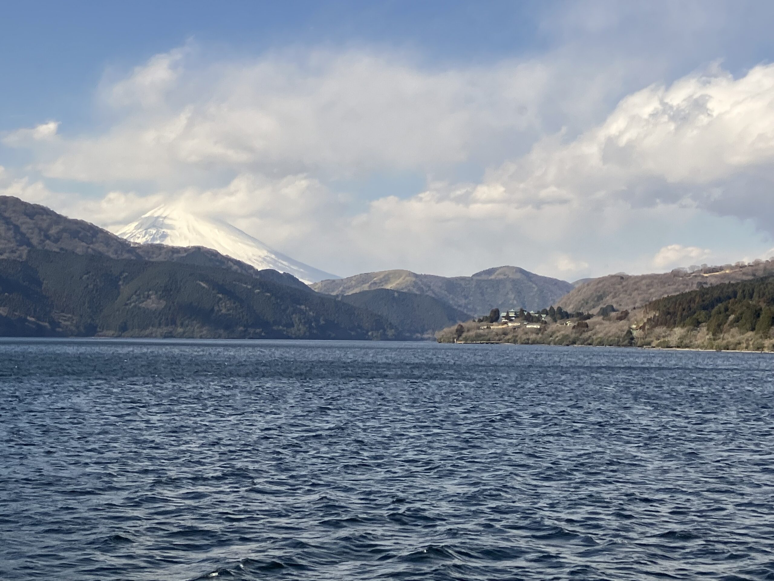 海賊船から見える富士山です🏔